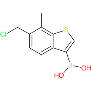 6-(chloromethyl)-7-methylbenzothiophene-3-boronic acid
