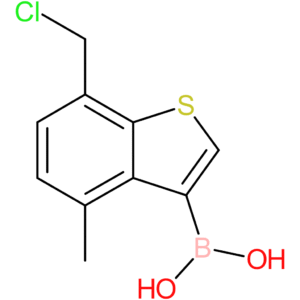 7-(chloromethyl)-4-methylbenzothiophene-3-boronic acid