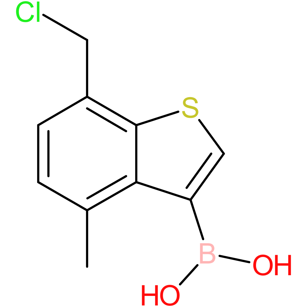 7-(chloromethyl)-4-methylbenzothiophene-3-boronic acid