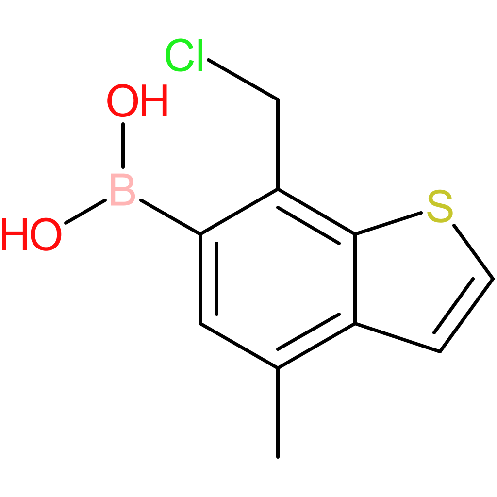 7-(chloromethyl)-4-methylbenzothiophene-6-boronic acid