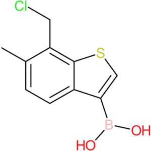 7-(chloromethyl)-6-methylbenzothiophene-3-boronic acid