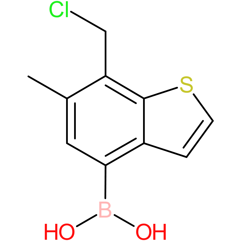 7-(chloromethyl)-6-methylbenzothiophene-4-boronic acid