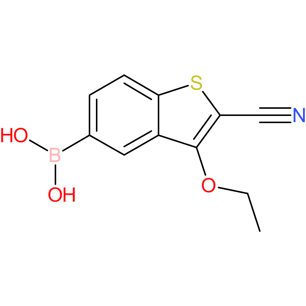 2-cyano-3-ethoxybenzothiophene-5-boronic acid
