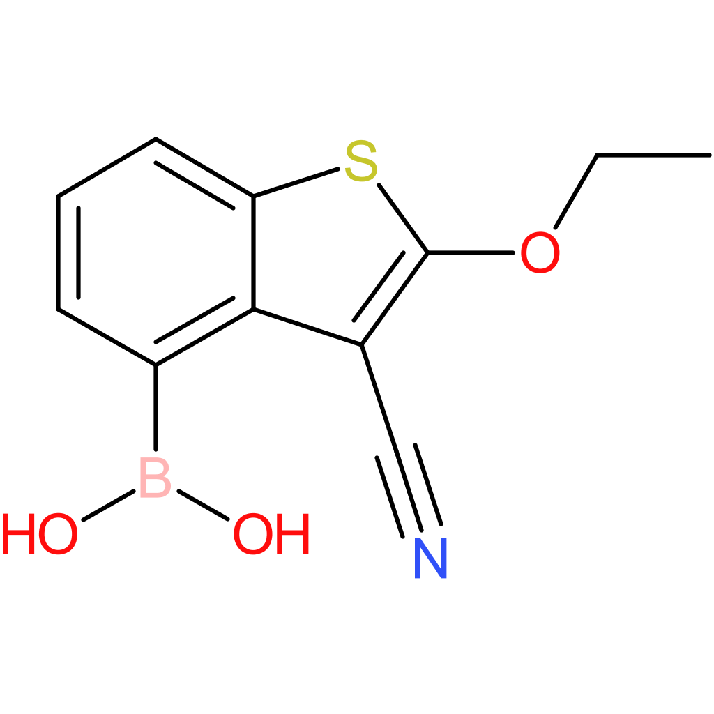 3-cyano-2-ethoxybenzothiophene-4-boronic acid
