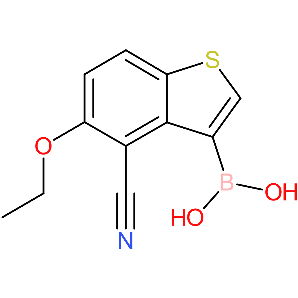 4-cyano-5-ethoxybenzothiophene-3-boronic acid