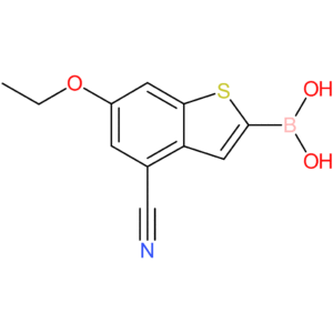 4-cyano-6-ethoxybenzothiophene-2-boronic acid