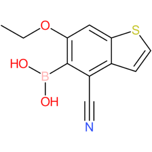 4-cyano-6-ethoxybenzothiophene-5-boronic acid