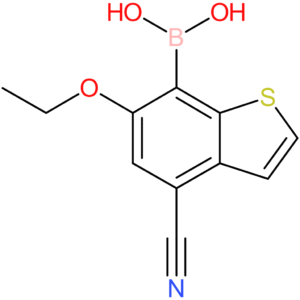 4-cyano-6-ethoxybenzothiophene-7-boronic acid