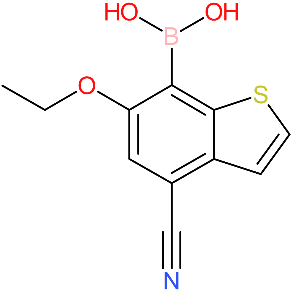 4-cyano-6-ethoxybenzothiophene-7-boronic acid