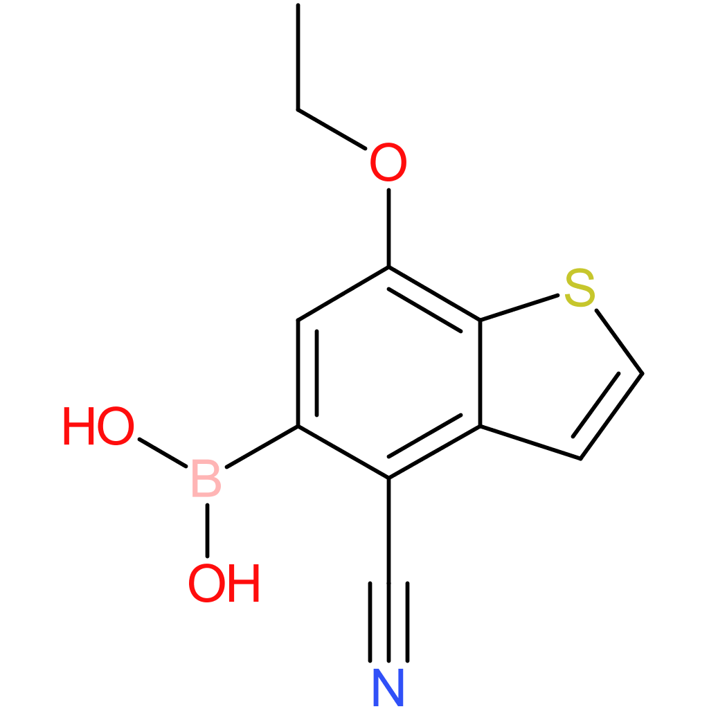 4-cyano-7-ethoxybenzothiophene-5-boronic acid