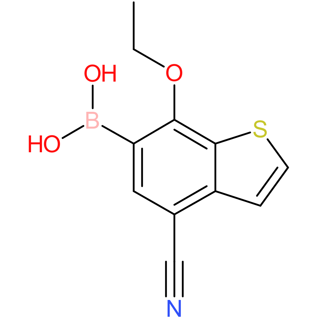 4-cyano-7-ethoxybenzothiophene-6-boronic acid