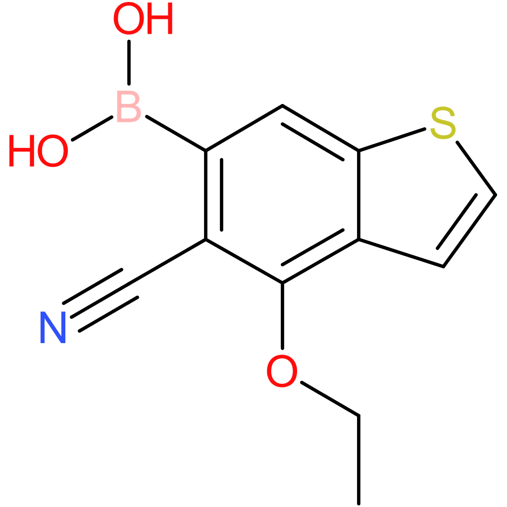 5-cyano-4-ethoxybenzothiophene-6-boronic acid