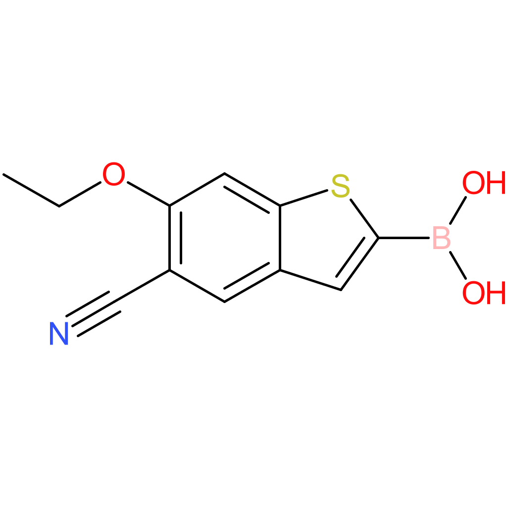 5-cyano-6-ethoxybenzothiophene-2-boronic acid