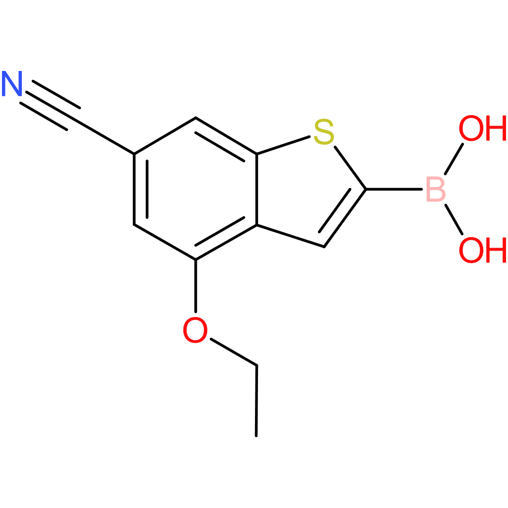 6-cyano-4-ethoxybenzothiophene-2-boronic acid