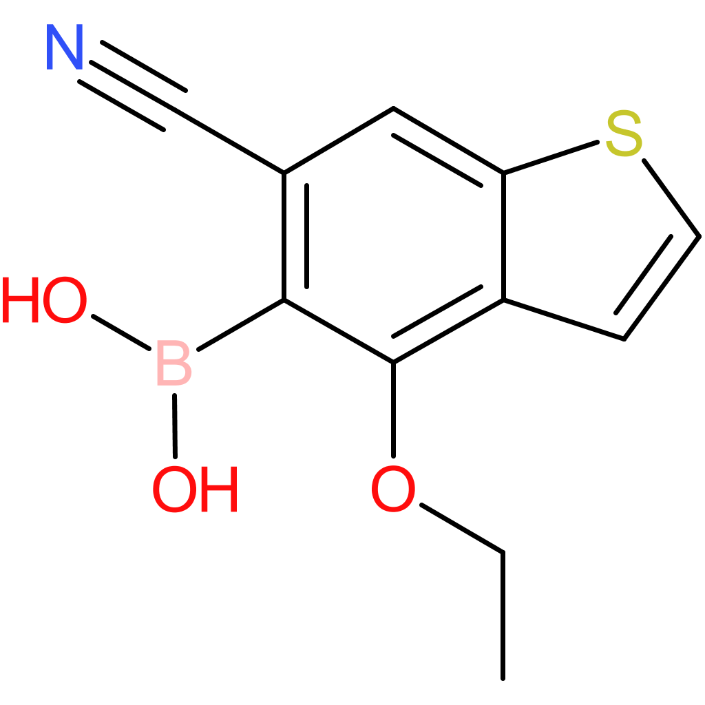 6-cyano-4-ethoxybenzothiophene-5-boronic acid