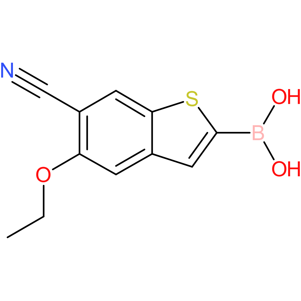 6-cyano-5-ethoxybenzothiophene-2-boronic acid