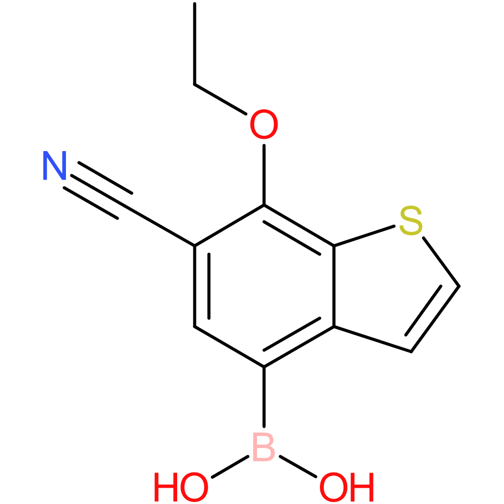 6-cyano-7-ethoxybenzothiophene-4-boronic acid