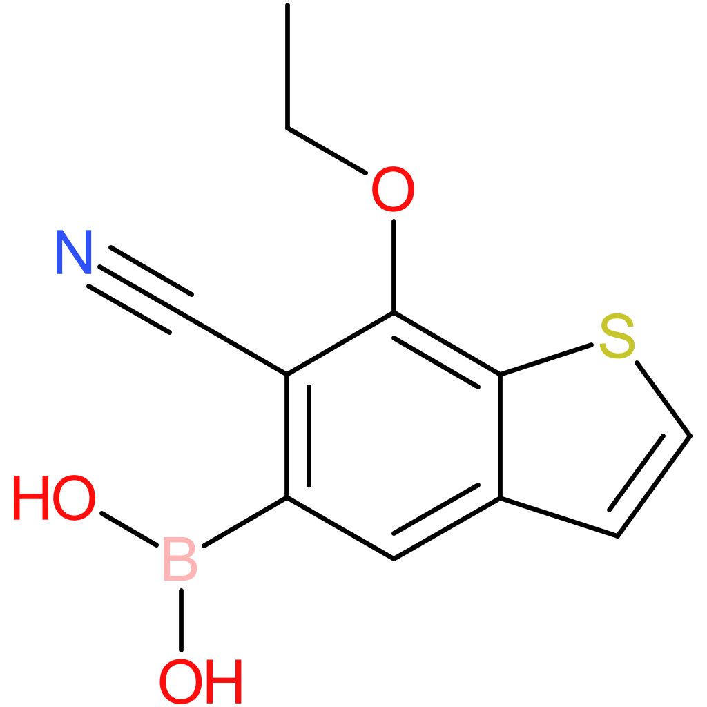 6-cyano-7-ethoxybenzothiophene-5-boronic acid