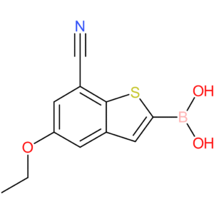 7-cyano-5-ethoxybenzothiophene-2-boronic acid
