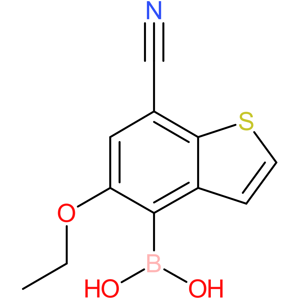 7-cyano-5-ethoxybenzothiophene-4-boronic acid