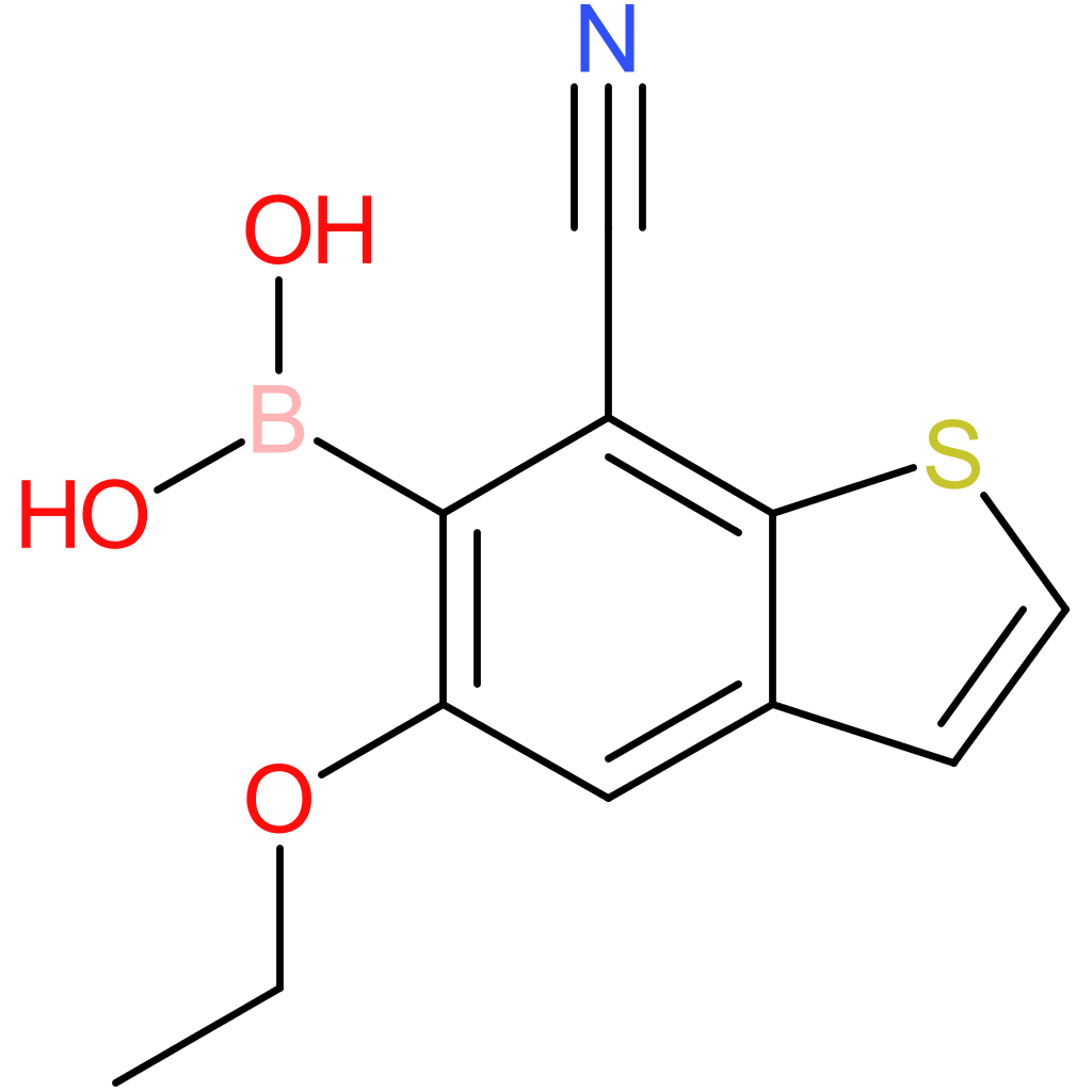 7-cyano-5-ethoxybenzothiophene-6-boronic acid