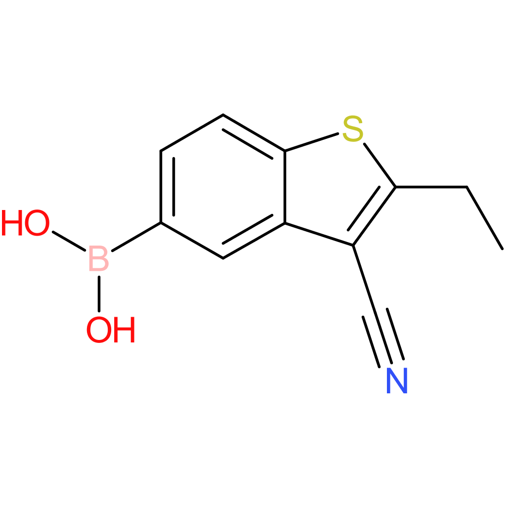 3-cyano-2-ethylbenzothiophene-5-boronic acid