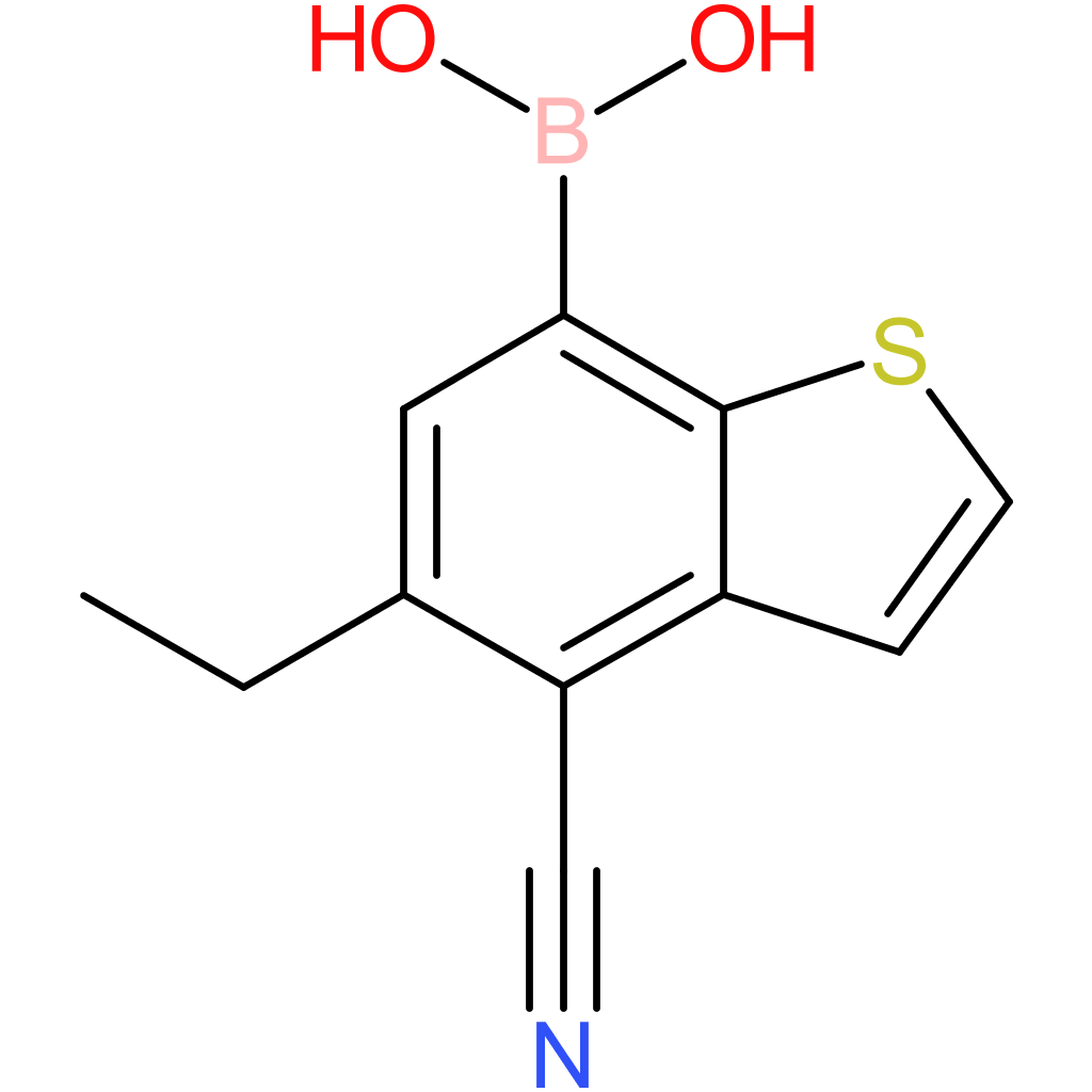 4-cyano-5-ethylbenzothiophene-7-boronic acid