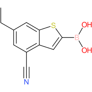 4-cyano-6-ethylbenzothiophene-2-boronic acid