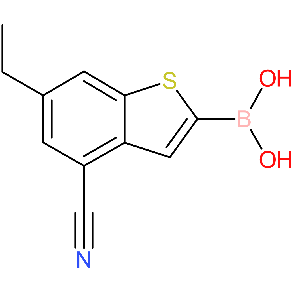 4-cyano-6-ethylbenzothiophene-2-boronic acid