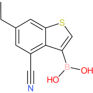 4-cyano-6-ethylbenzothiophene-3-boronic acid