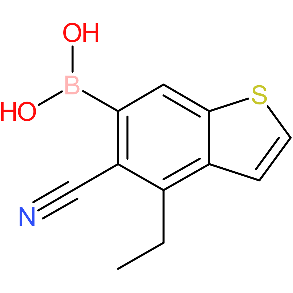 5-cyano-4-ethylbenzothiophene-6-boronic acid