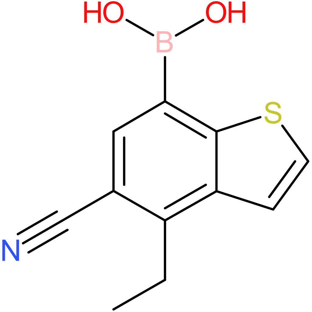 5-cyano-4-ethylbenzothiophene-7-boronic acid