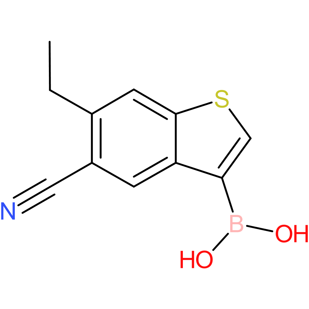5-cyano-6-ethylbenzothiophene-3-boronic acid