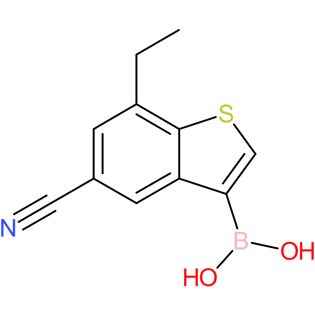5-cyano-7-ethylbenzothiophene-3-boronic acid