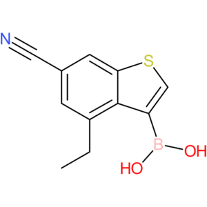 6-cyano-4-ethylbenzothiophene-3-boronic acid