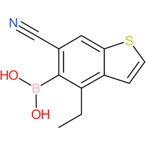 6-cyano-4-ethylbenzothiophene-5-boronic acid