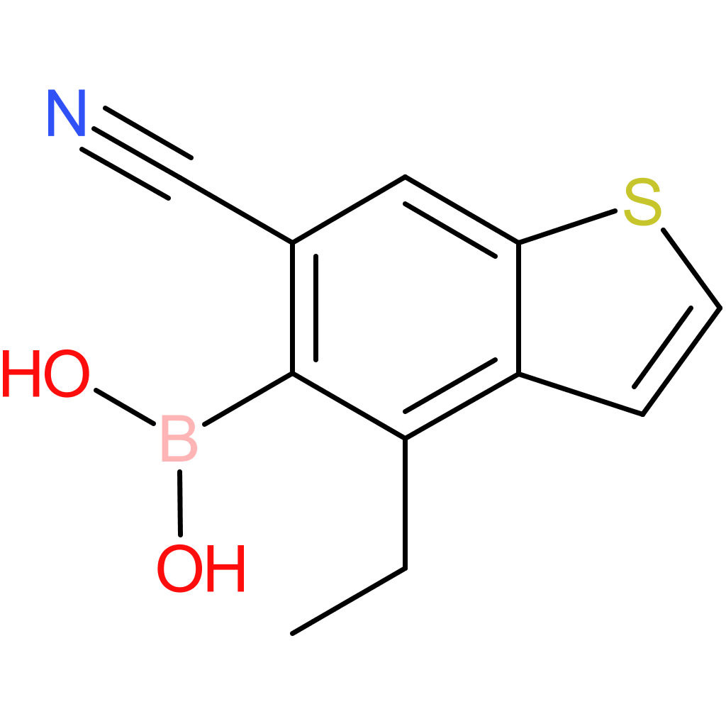 6-cyano-4-ethylbenzothiophene-5-boronic acid