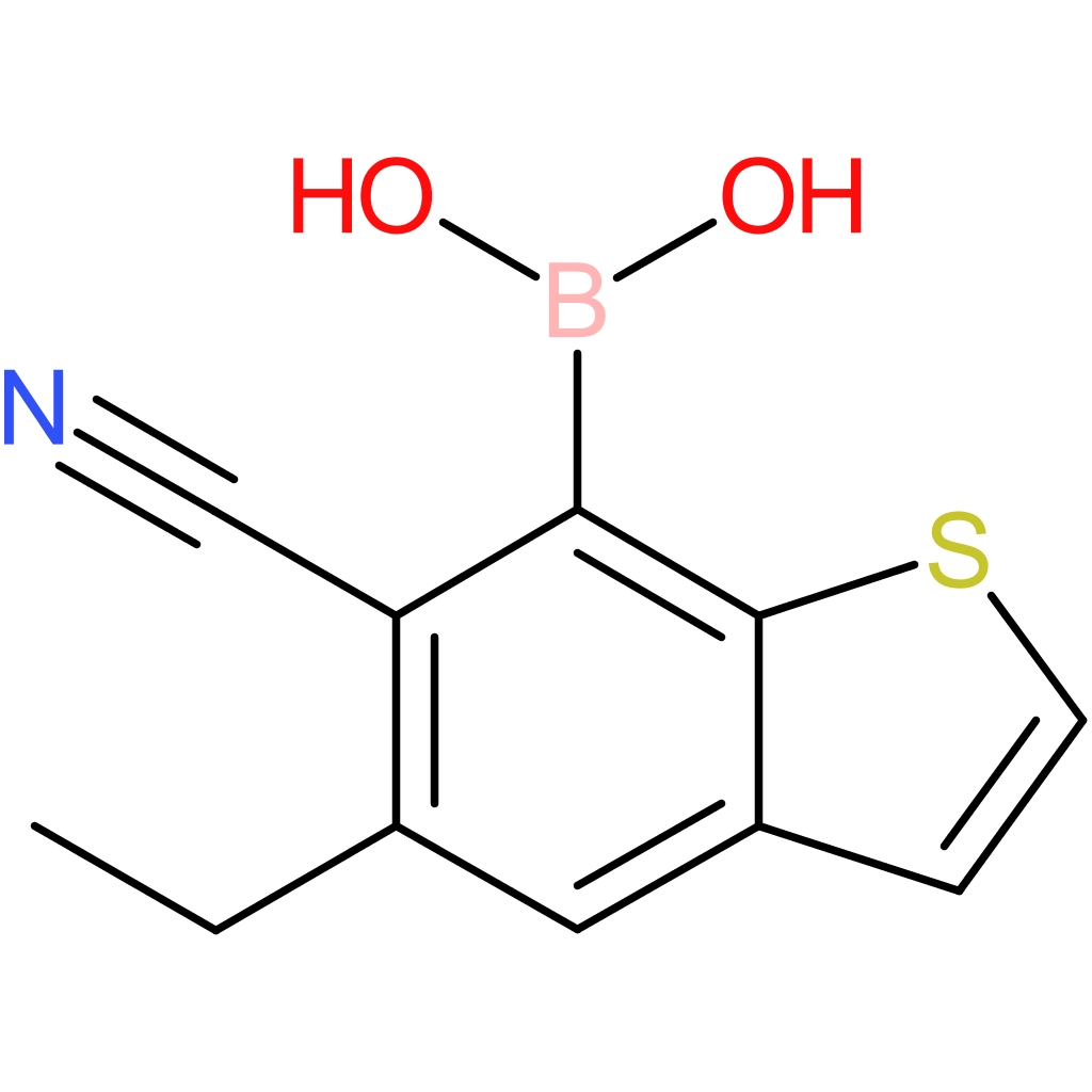 6-cyano-5-ethylbenzothiophene-7-boronic acid