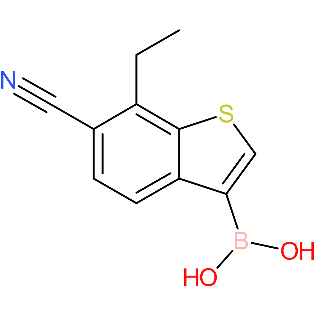 6-cyano-7-ethylbenzothiophene-3-boronic acid