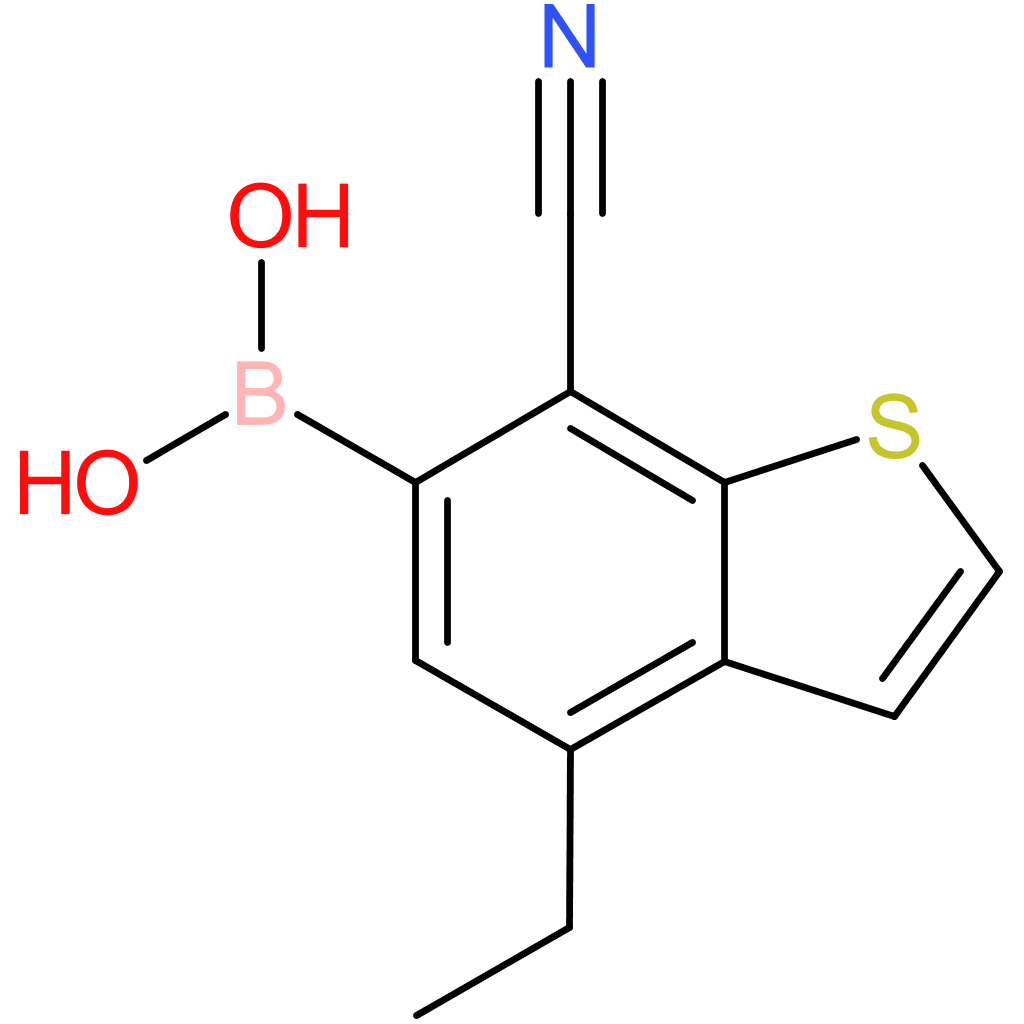 7-cyano-4-ethylbenzothiophene-6-boronic acid