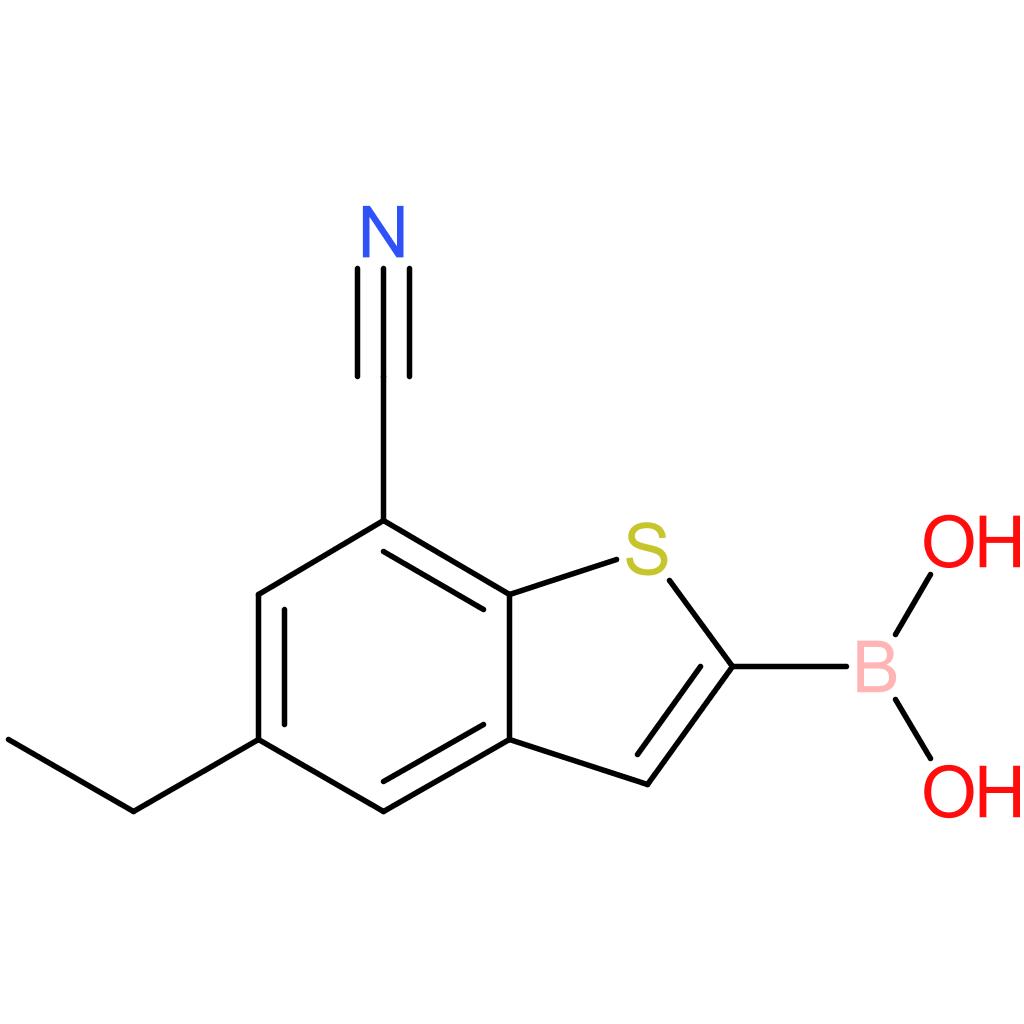 7-cyano-5-ethylbenzothiophene-2-boronic acid