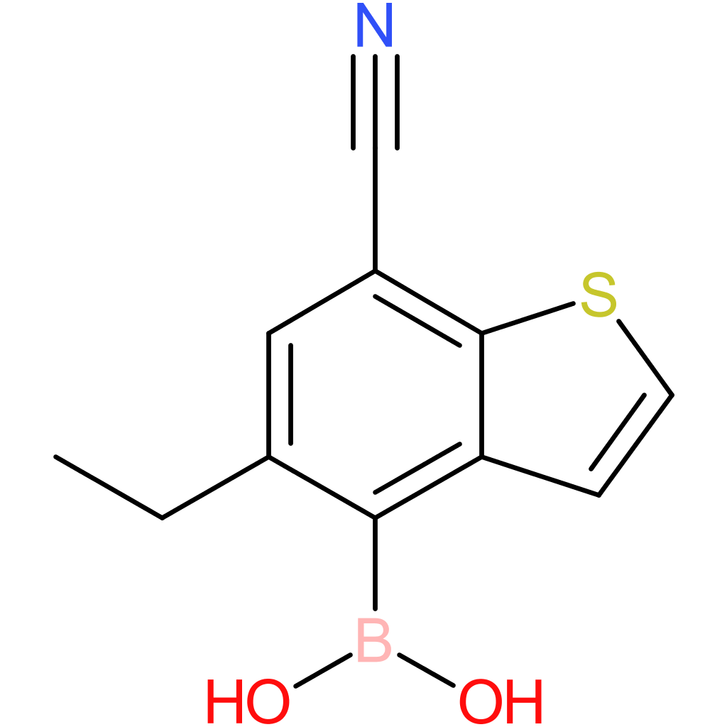 7-cyano-5-ethylbenzothiophene-4-boronic acid
