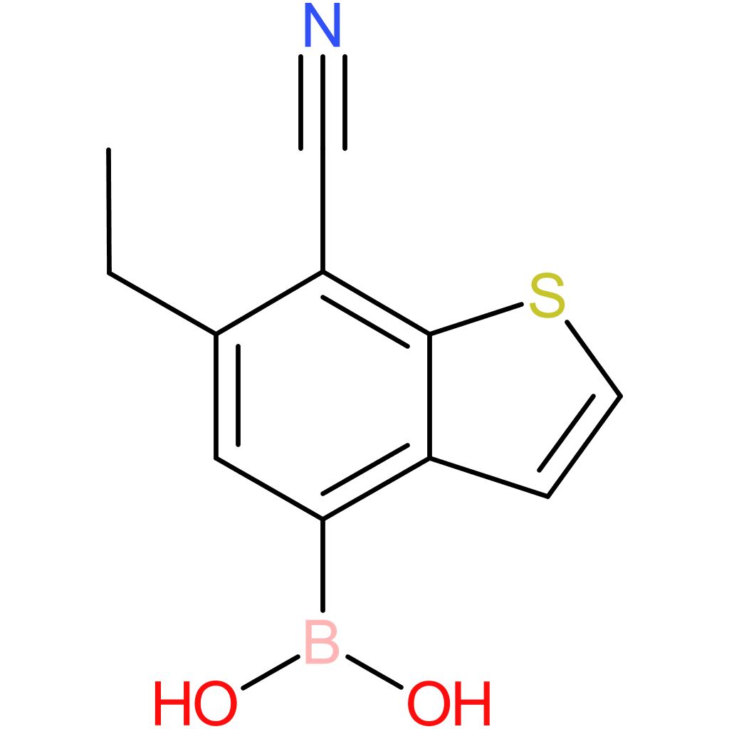 7-cyano-6-ethylbenzothiophene-4-boronic acid