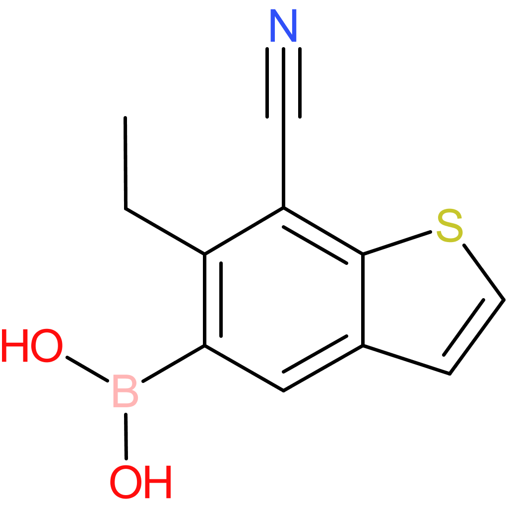 7-cyano-6-ethylbenzothiophene-5-boronic acid