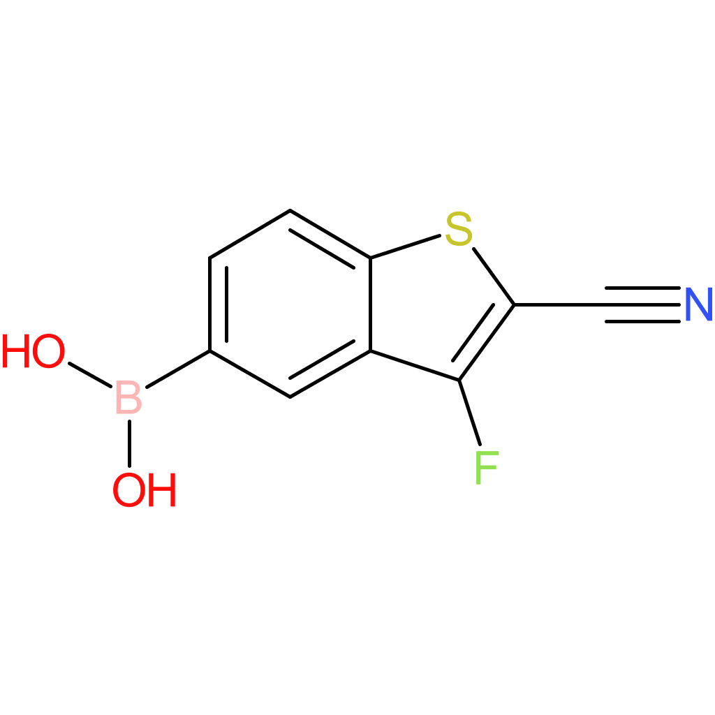 2-cyano-3-fluorobenzothiophene-5-boronic acid