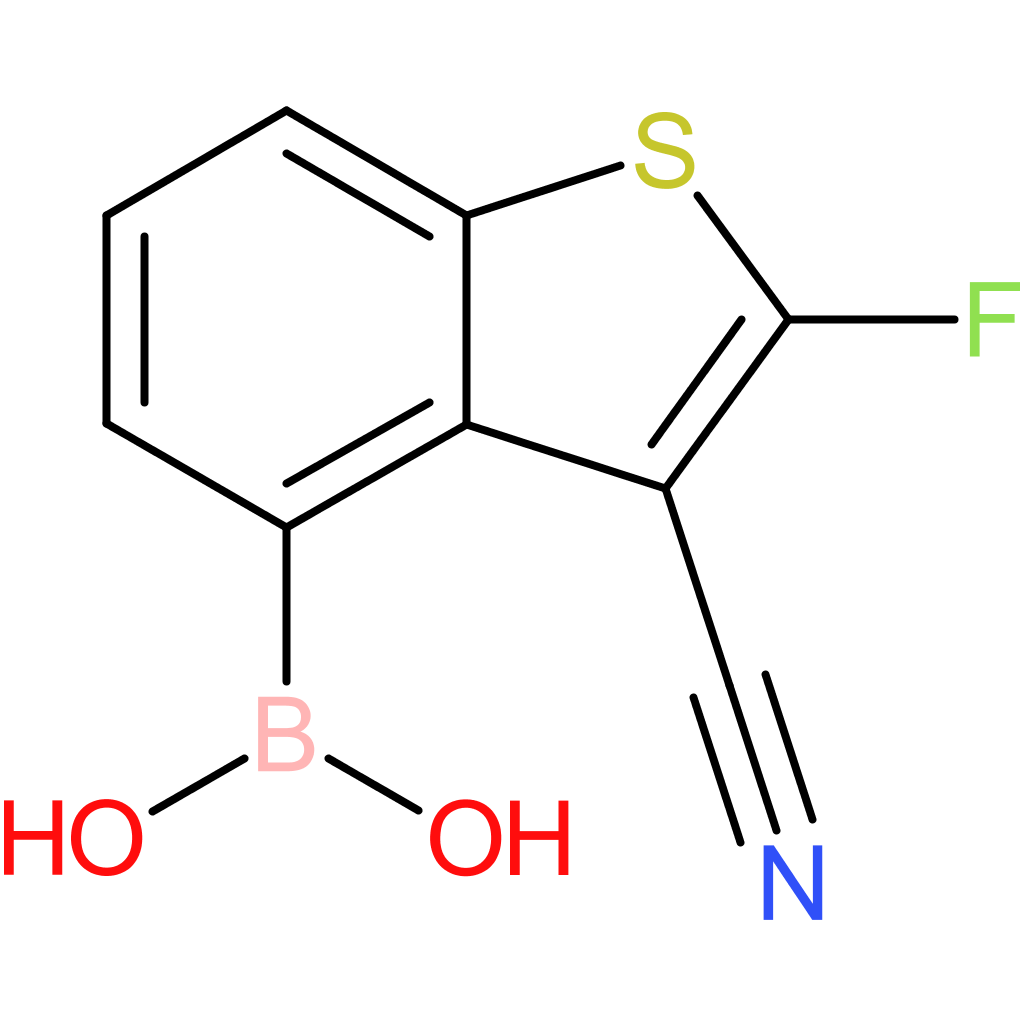 3-cyano-2-fluorobenzothiophene-4-boronic acid