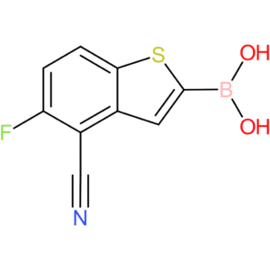 4-cyano-5-fluorobenzothiophene-2-boronic acid