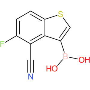 4-cyano-5-fluorobenzothiophene-3-boronic acid