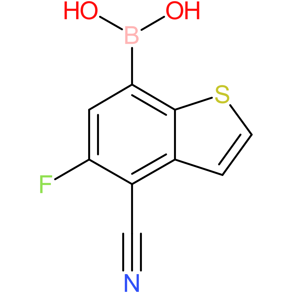4-cyano-5-fluorobenzothiophene-7-boronic acid