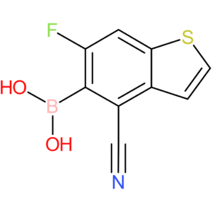 4-cyano-6-fluorobenzothiophene-5-boronic acid